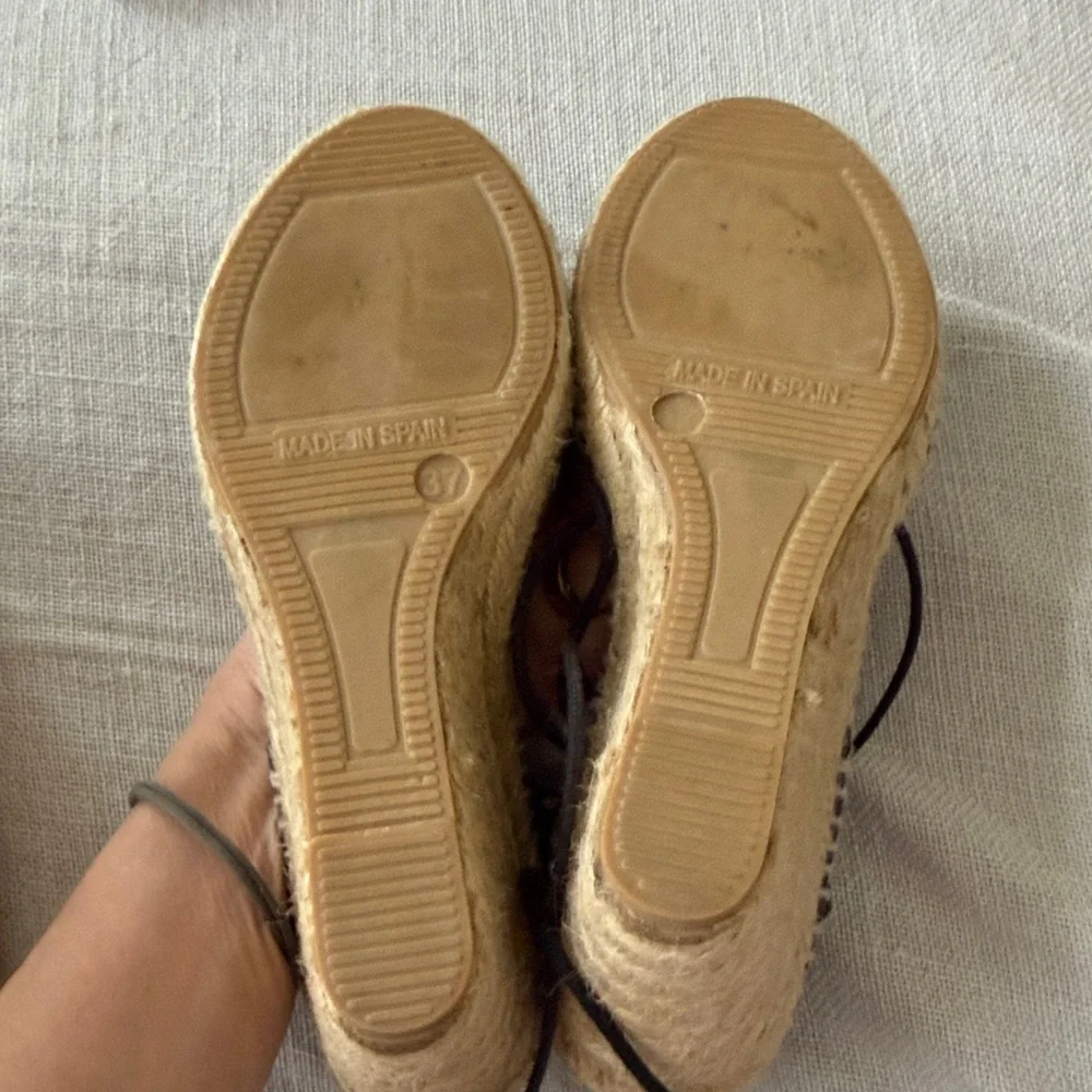 Free People black espadrille